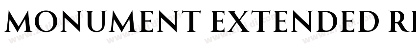 Monument Extended Re字体转换